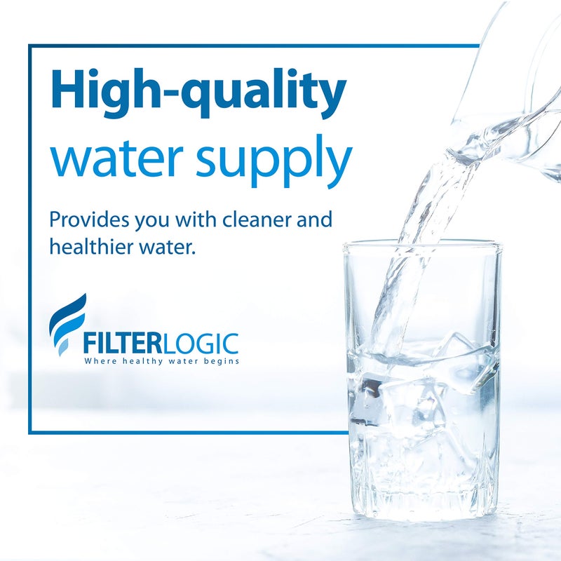 Filterlogic FXHSC 10" x 4.5" Whole House Pleated Sediment Filter, Replacement for GEÂ® FXHSC, CulliganÂ® R50-BBSA, Pentek R50-BB, DuPont WFHDC3001, American Plumber W50PEHD, GXWH40L, Pack of 2 - Image 5